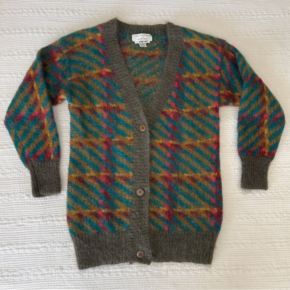 Michelle Stuart Sweaters - Vintage Hand Knit Mohair Wool Oversized Sweater M by Michelle Stuart 90s Grunge